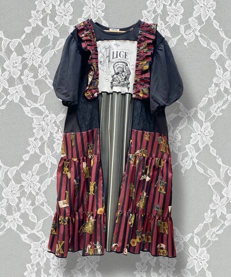 Mother's made/マザーズメイド　Perla nell'ostricaコラボワンピース(Red)