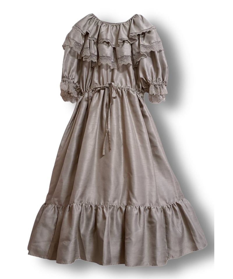 Thaleia one-piece dress（ShantungVer.Gold） | Per