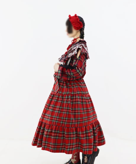 Clio Skirt 　 ーChecked Ver.ー(Red)