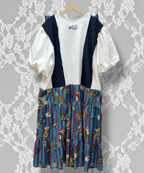 Mother's made/マザーズメイド　Perla nell'ostricaコラボワンピース(Blue)