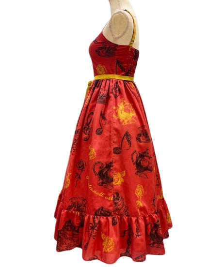 Little banquet Jumper Skirt（Red）M size