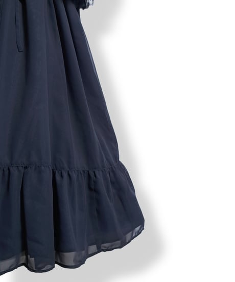 Thaleia one-piece dress（Blue Black）