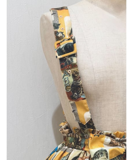 Vintage Cat Skirt（Yellow）