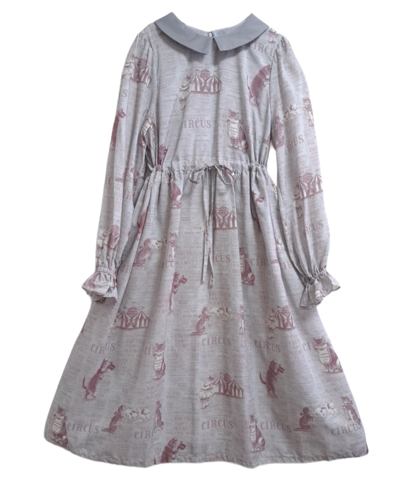 Duo A】キャットサーカス襟付きワンピース | Perla nell' ostrica