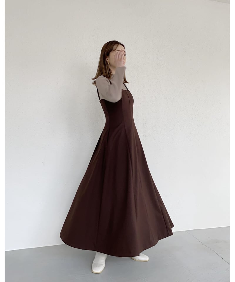 abilletage Oriental Queen オーバースカート レッド オーガンジー切替フレアスカート（スカート）｜allureville