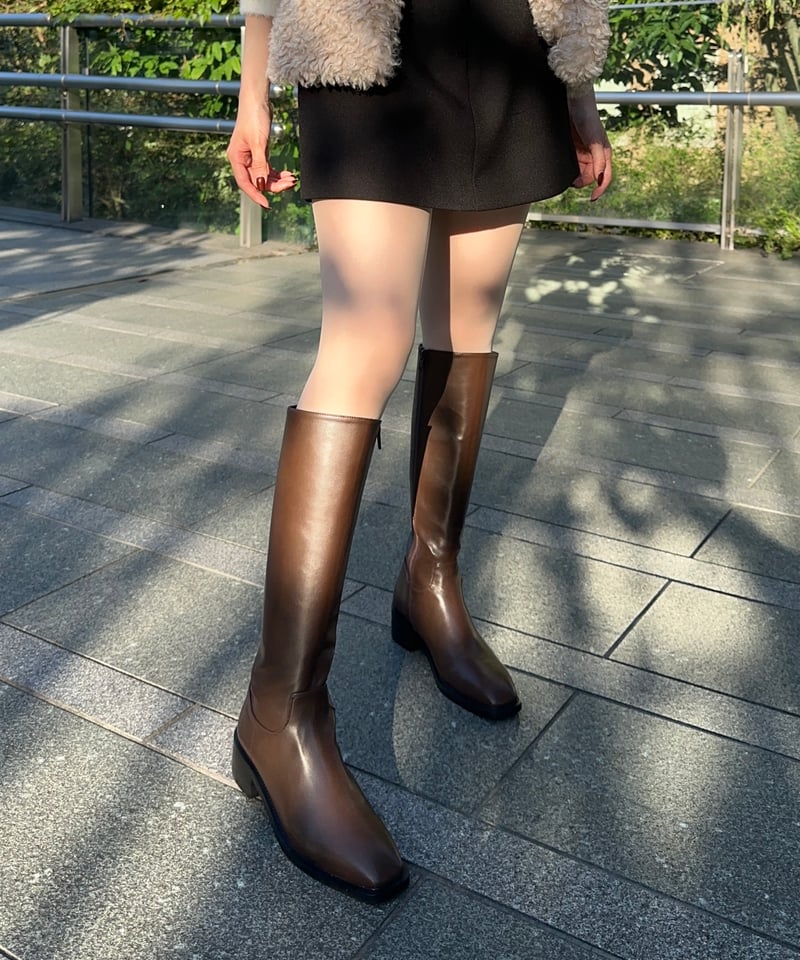 クラシックロングブーツ brown | FURBLE