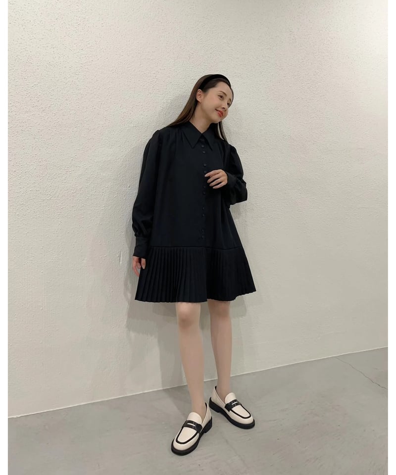 プリーツヘムシャツワンピース | FURBLE