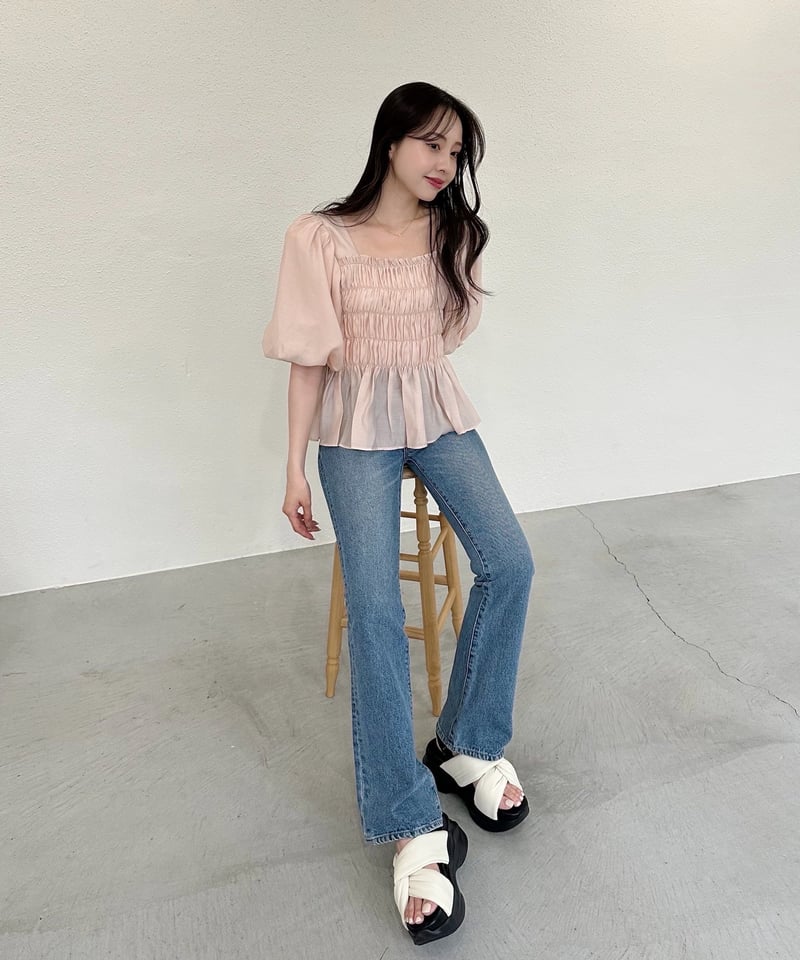 美品 MADISON BLUE 20AW ボウタイ バルーンスリーブ ブラウス 美品 MADISON BLUE 20AW ボウタイ バルーンスリーブ ブラウス