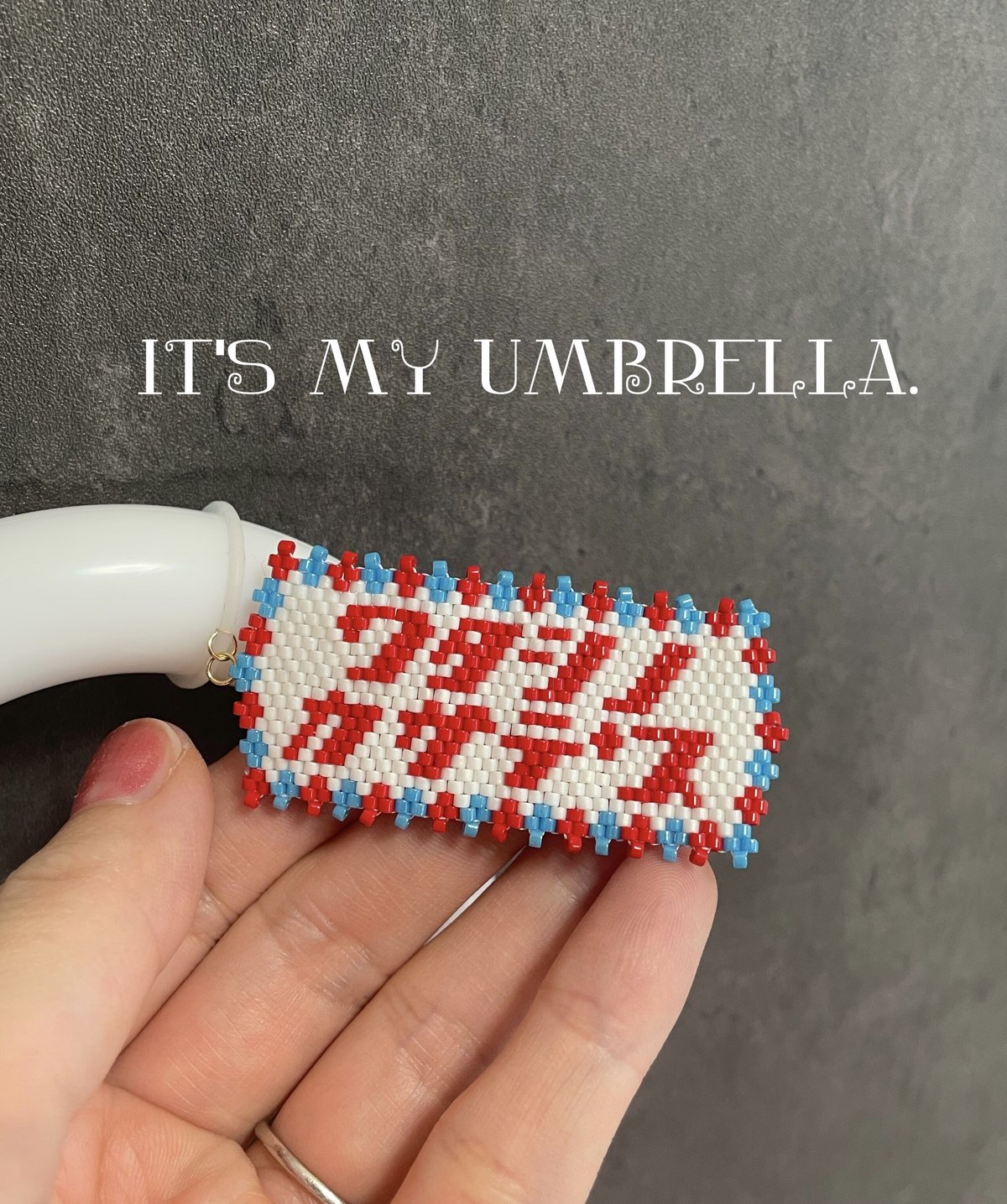 ワタシのカサです ビーズステッチ図案 | Natsupanman beads shop