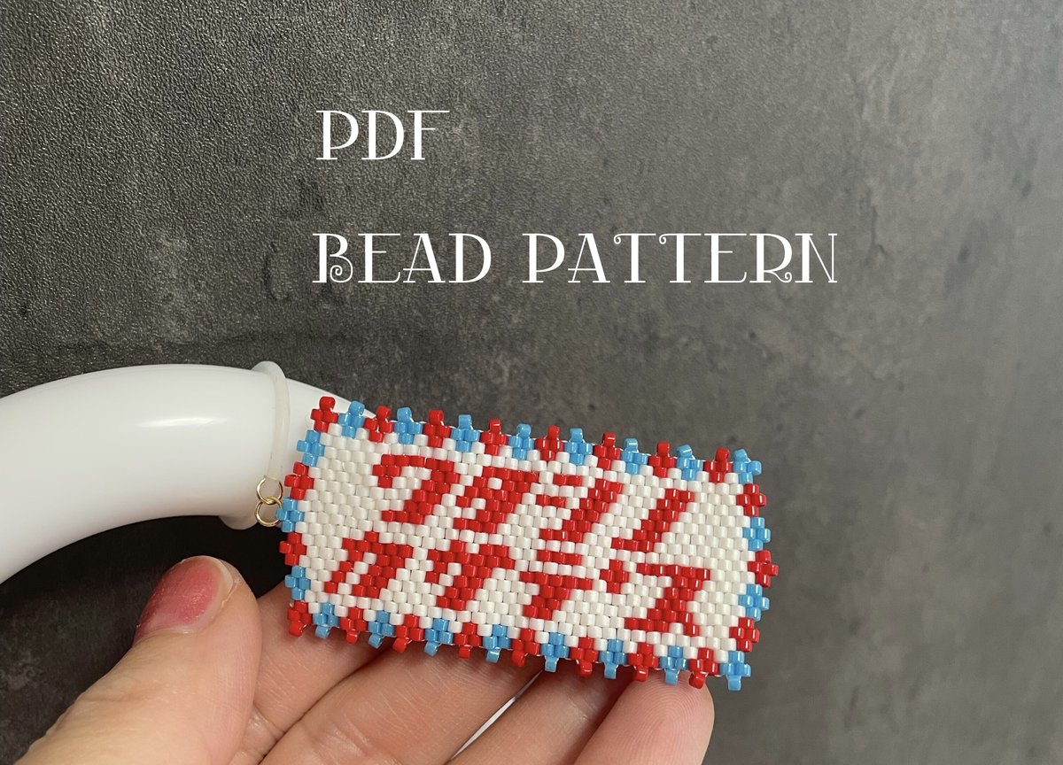 ワタシのカサです ビーズステッチ図案 | Natsupanman beads shop