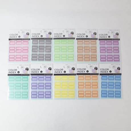 カラーインデックス大90片 　×10セット　4906327029976
