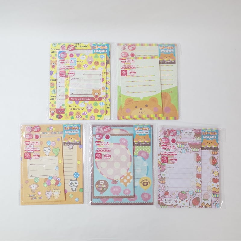 【匿名発送】ヒウミアラシ様同人便箋48種類セット レターセットキャラクター柄 ×10セット 4906327030040