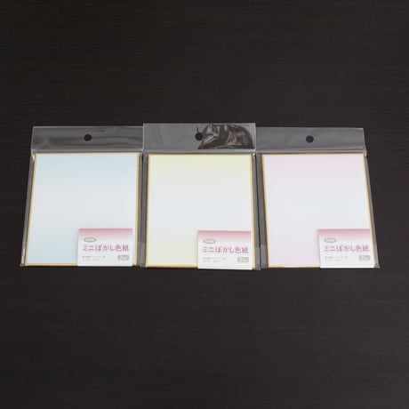 ミニぼかし色紙 2枚入　×12セット　4906327900633