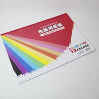 色画用紙帳大 12色 12枚入 　×10セット　4906327025350