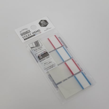 カバー付インデックスふせんライン入80枚 　×10セット　4906327033621