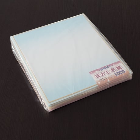 封筒付きぼかし色紙  ×12セット　4906327031399