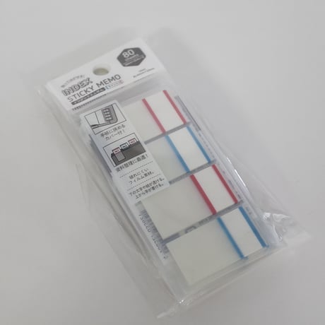カバー付インデックスふせんライン入80枚 　×10セット　4906327033621
