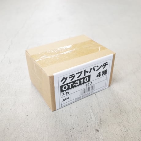 クラフトパンチ　×12セット(4種ｱｿｰﾄ)　4906327903108