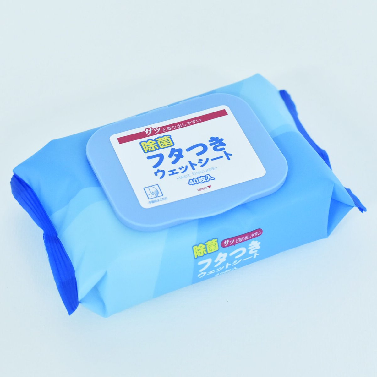 フタ付き除菌ウェット 40枚入 ×10セット 4906327040018 | Komoda'