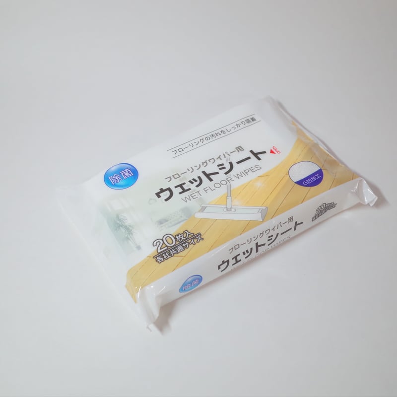 フローリングワイパー用ウェットシート20枚入 ×20個 4906327903245