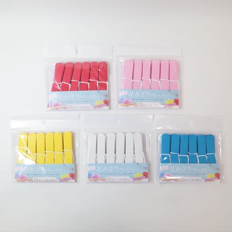 ミニ花かざりペーパー 12束入 ×10セット　4906327904648