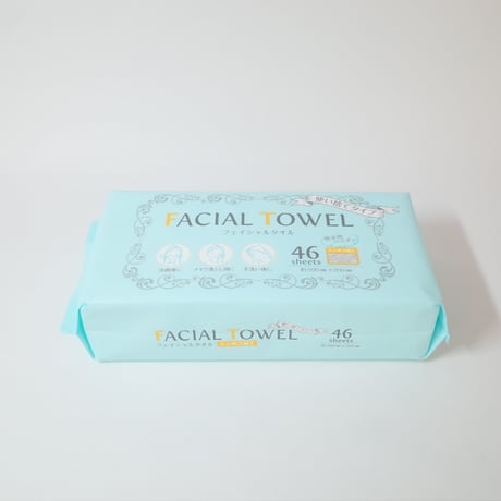 フェイシャルタオル (エンボス) 46枚入　×20個　4906327905980