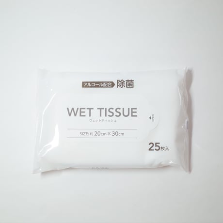 大判除菌ウェットティッシュ25枚  ×20セット　4906327032471