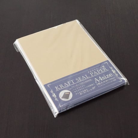 クラフトシール紙　5枚入 　×10セット　4906327038374