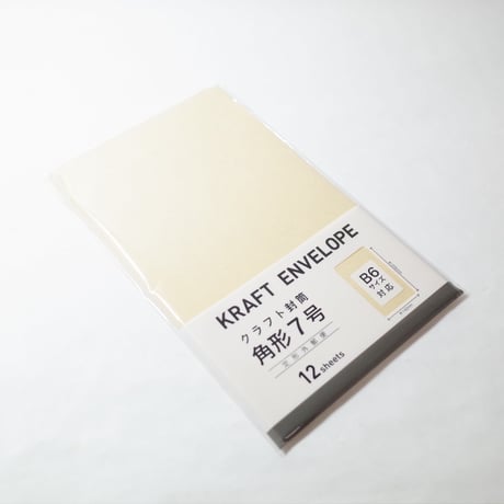 クラフト封筒 角7 12P 　×12セット　4906327023882