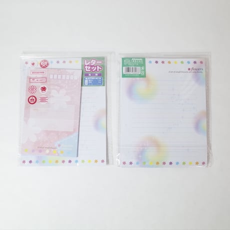 レターセット花柄 　×10セット　4906327030033