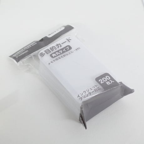 角丸 メッセージカード200枚入　×10セット　4906327903405