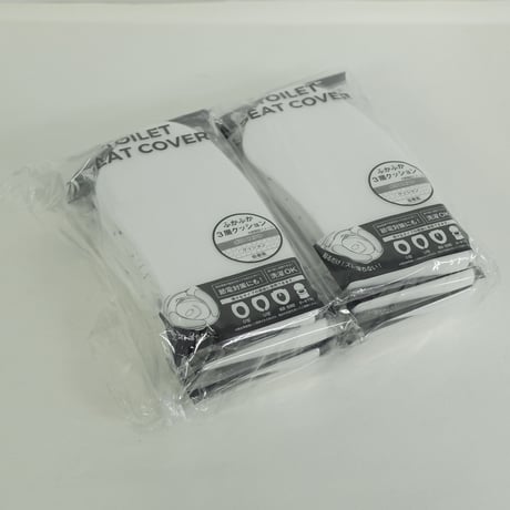 3層クッション便座シート（ホワイト）　×10個　4906327902088