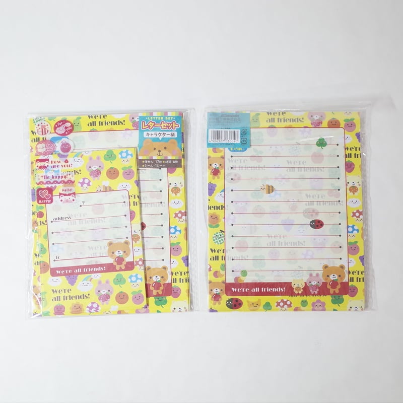 レターセットキャラクター柄 ×10セット 4906327030040 レターセットキャラクター柄 ×10セット 4906327030040