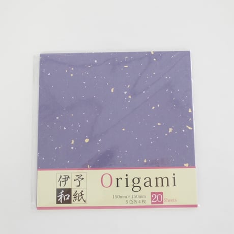 伊予和紙Origami 20Sheets 5色各4枚　×10セット　4906327037667