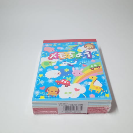 A6ﾒﾓ帳20枚 10冊ｾｯﾄ CG-207 ×6セット 4906327032075