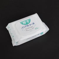 フタ付きノンアルコール厚手ウェットティッシュ 24枚　×10セット　4906327903399