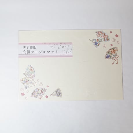 伊予和紙高級テーブルマット 5枚入 ×10セット　4906327904884