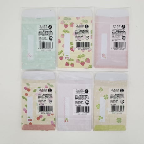 ラメポチ袋 ガーリー 5枚入 　×12セット　4906327032464