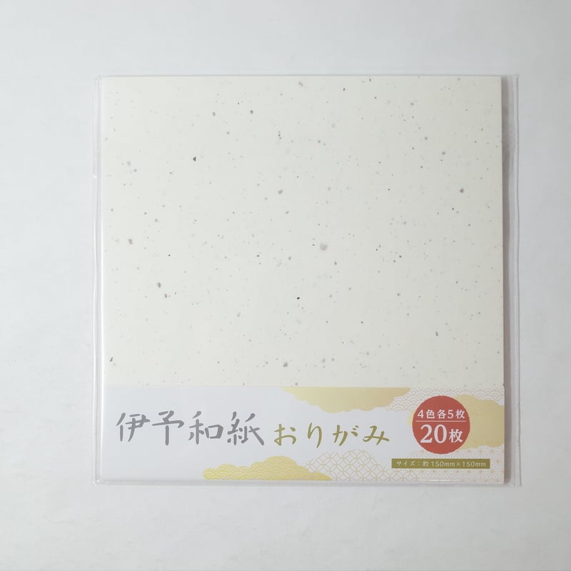 ☆ きれいな和紙 (伊予和紙) ( ⁎ᵕᴗᵕ⁎ )  ☆ 伊予和紙折り紙 4色20枚 ×12セット 4906327904723 | Komoda's S