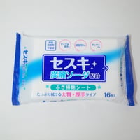 セスキ炭酸ソーダ配合拭き掃除シート 16枚　×20個　4906327043811