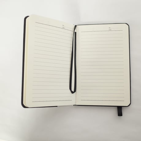 A6ブラックハードカバーノート 50枚　×10冊　4906327900077