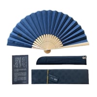 【値下げしました！】扇子屋 梵　オリジナル扇子 （るり／Blue）【数量限定】