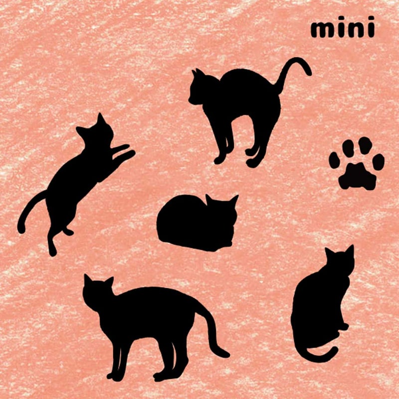 猫のシルエットタペストリー ネコのシルエットのミニタペストリー 【公式通販】