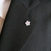 [限定]ちいさなサクラ　ピンバッジ（メンズブローチ）