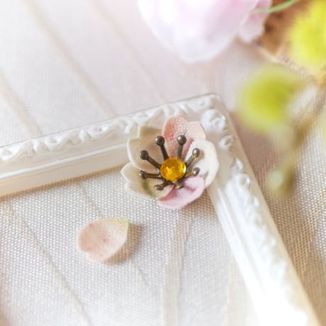 [限定]着物の桜 ～さくらいろ～　スタッドイヤリング