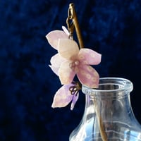 2色＊着物の紫陽花　～鹿の子模様～　かんざし