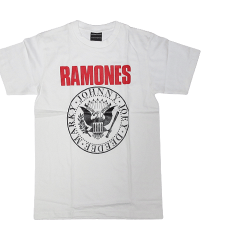 ロックTシャツ Ramones ラモーンズ 赤ロゴ｜バンドTシャツ・音楽Tシャツの通販ROCK UP!（ロックアップ）