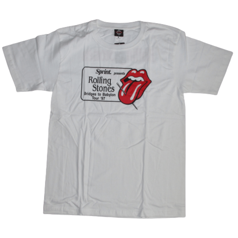 ロックTシャツ The Rolling Stones（ザ・ローリングストーンズ）舌釘唇