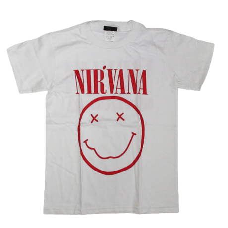 ロックTシャツ Nirvana ニルヴァーナ　ニコちゃん　ネバーマインド｜バンドTシャツ・音楽Tシャツの通販ROCK UP!（ロックアップ）