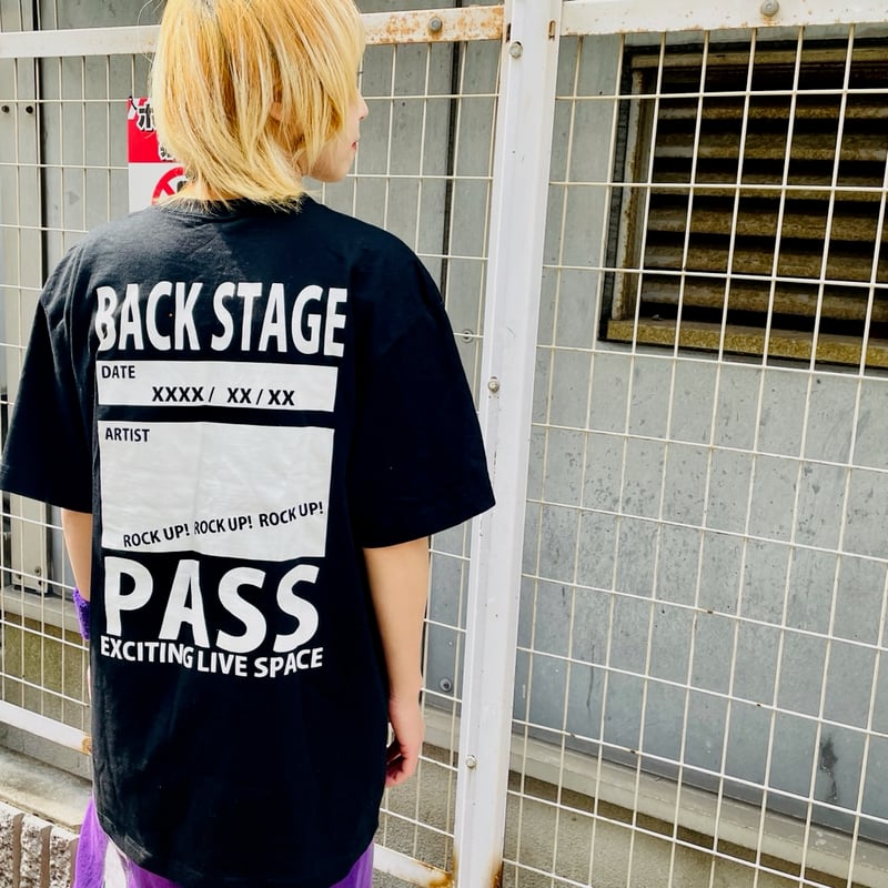 BACK STAGE PASS Tシャツ ROCK UP！オリジナルブランド ロックT